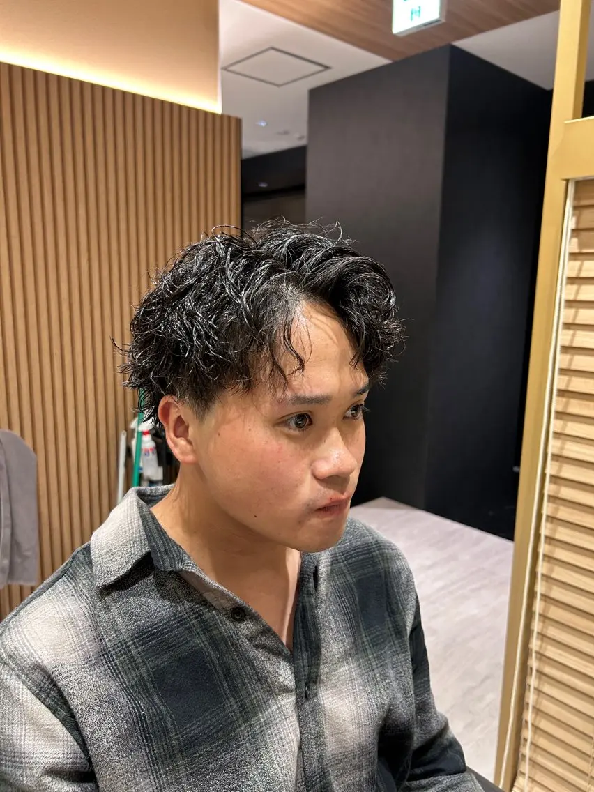 メンズカット+シャンプー+セット（※アピールポイントに書いてある注意事項と補足説明の確認の上ご予約お願い致します🙇）の写真