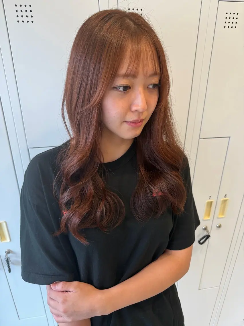 セミロング カット ヘアカラー カノエ下松店 /maikoのヘアスタイル