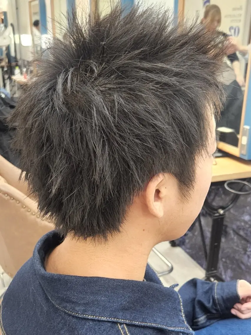 ショート メンズ スパイキーショート ショートヘア 🌟あかり🌟 #Sign hairのヘアスタイル