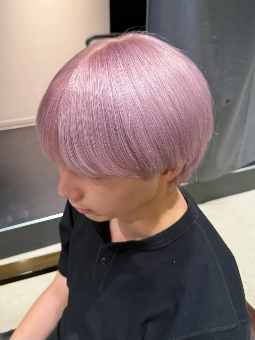 メンズ ハイトーン🫧艶髪 MAIKAのヘアスタイル