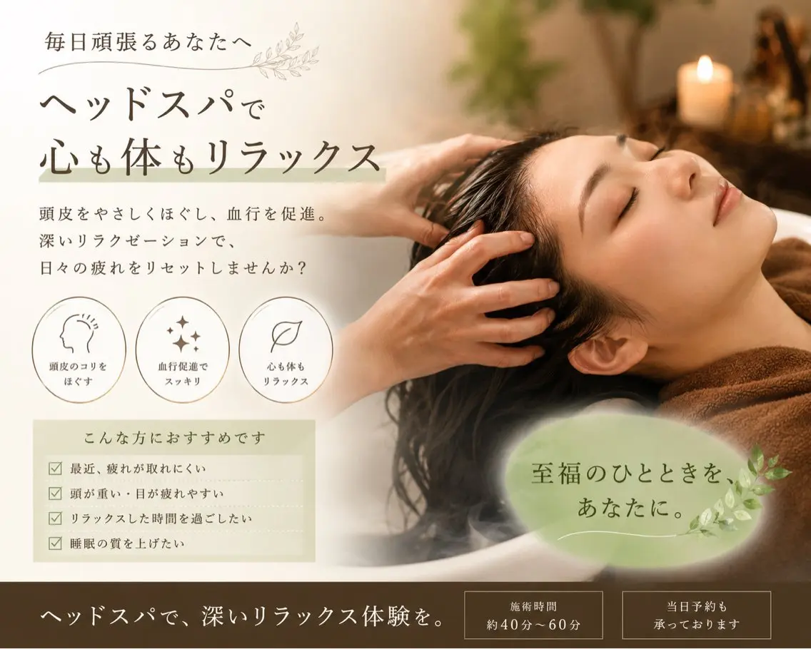 ヘッドスパ 田村 瑠菜のヘアスタイル