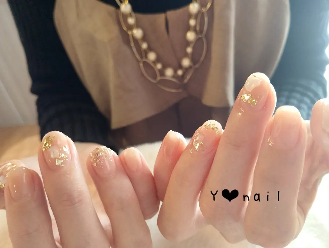 5本アート(両手合わせて)の写真