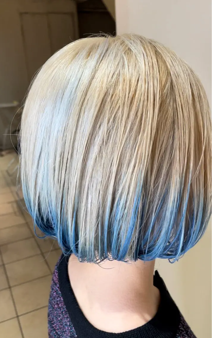 ショート カラー NINE+/代表 ブリーチ特化型サロンのヘアスタイル