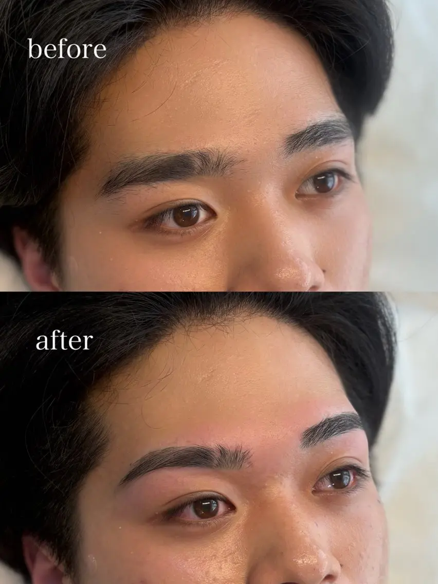 メンズ アイブロウ メンズアイブロウ 眉毛ワックス脱毛 メンズ眉毛サロン| 北堀江|心斎橋の眉毛・アイブロウイメージ