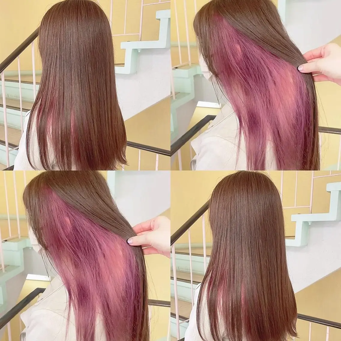カラー ヘアカラー トリートメント 渋谷:インナーカラー ／🍒エリカ🍒のヘアスタイル