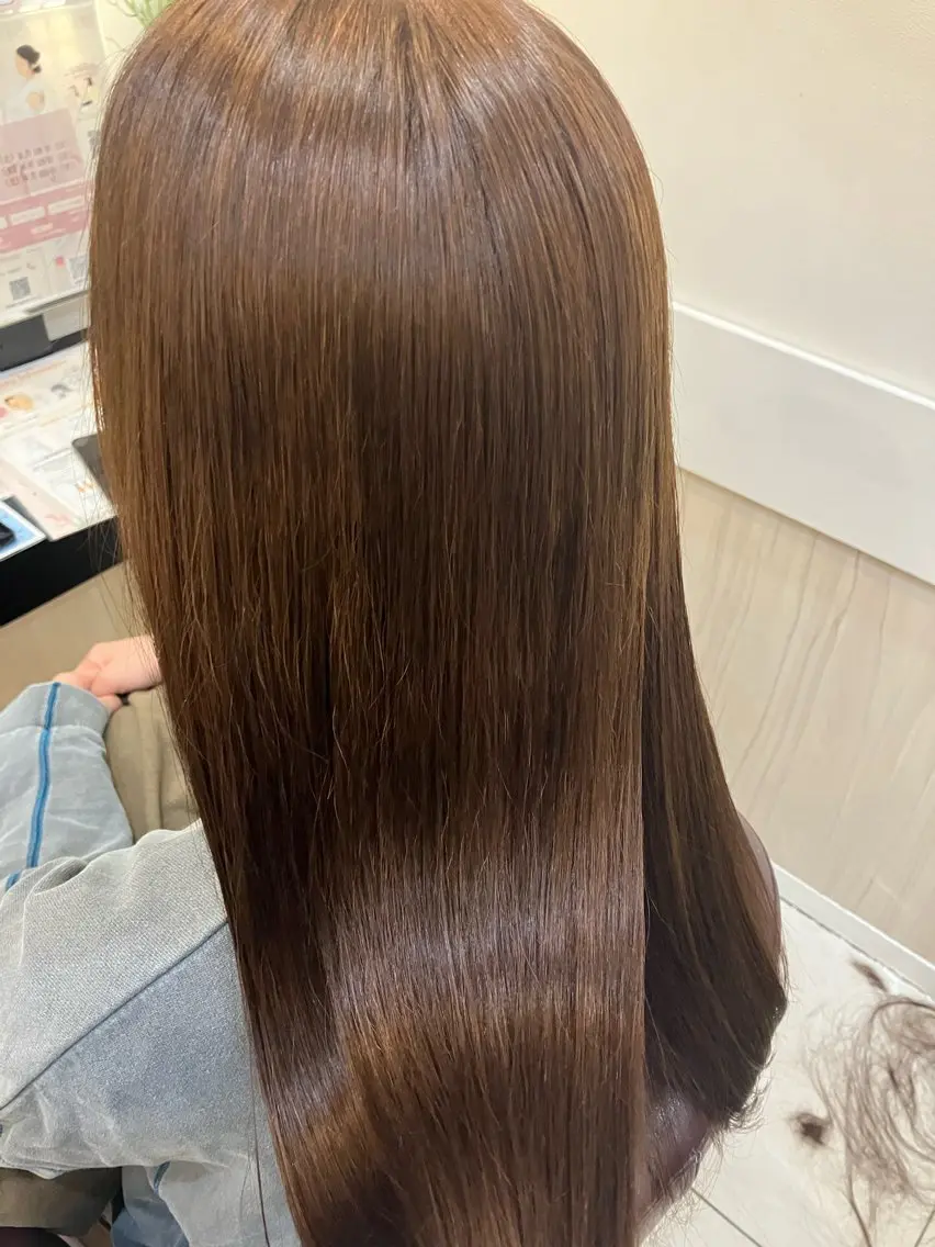 ミディアム トリートメント yukari 艶髪ヘアのヘアスタイル