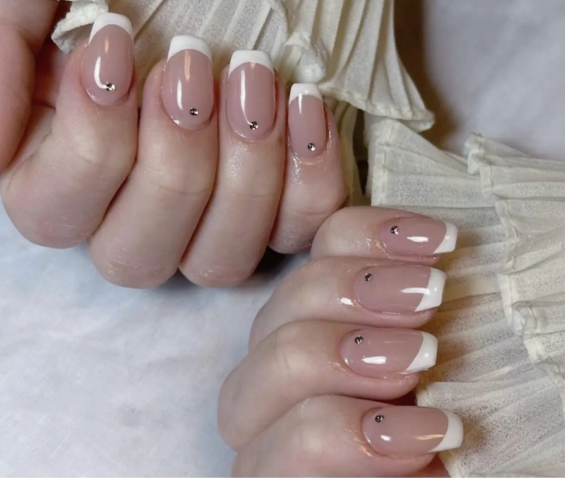 ネイル ハンドネイル H3 Nail Tsuki🦋💙のネイルデザイン