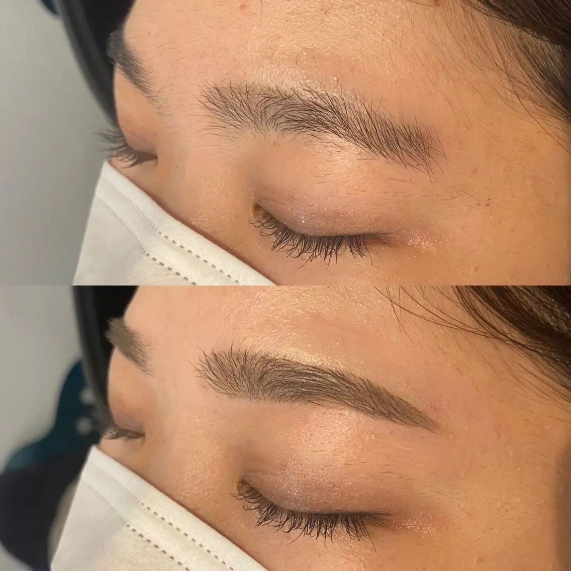 アイブロウ ワックス脱毛 眉カット pep natsumiのヘアスタイル
