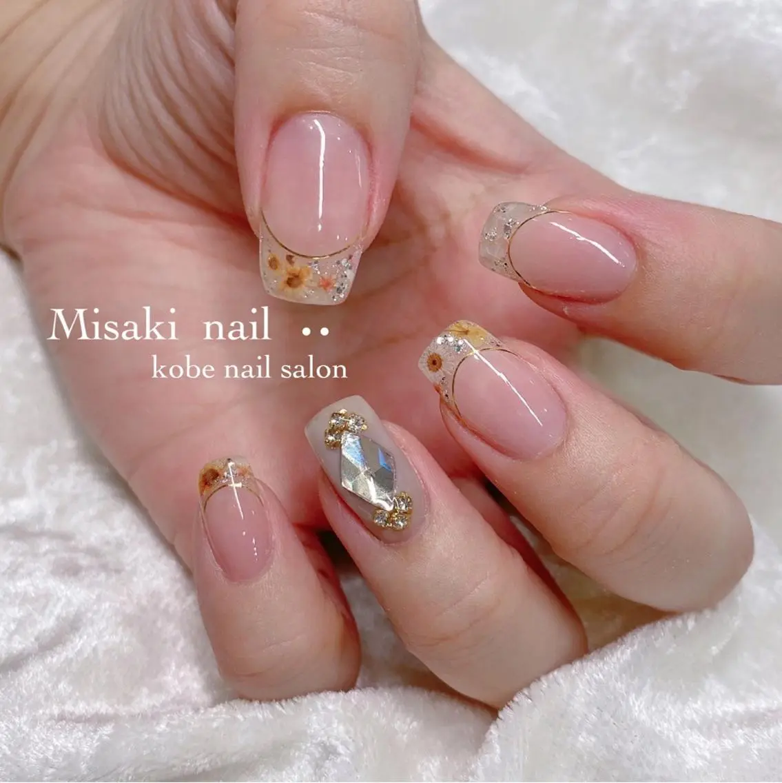ネイル 韓国ネイル ワンホンネイル ハンドネイル nailsalon miinailsのネイルデザイン