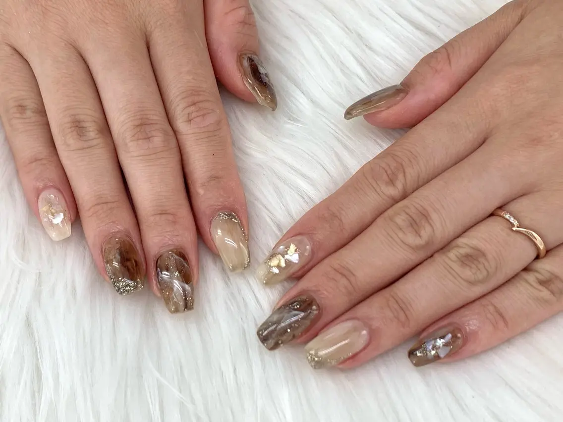 ハンド💅🏻オフ込み【ニュアンス】の写真