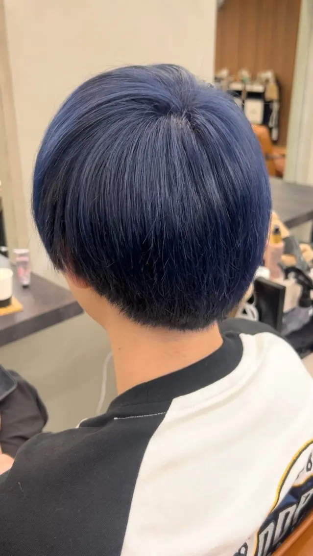 ショート カラー メンズ メンズハイトーン ホワイトカラー 彩のヘアスタイル
