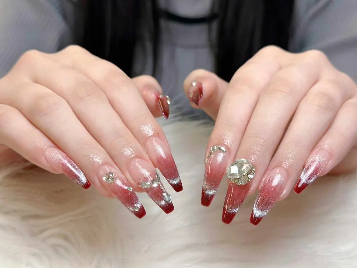 ネイル アートネイル 成人式 ジェルネイル ニュアンスネイル 夏ネイル ハンドネイル Jenn Nail Salonのネイルデザイン