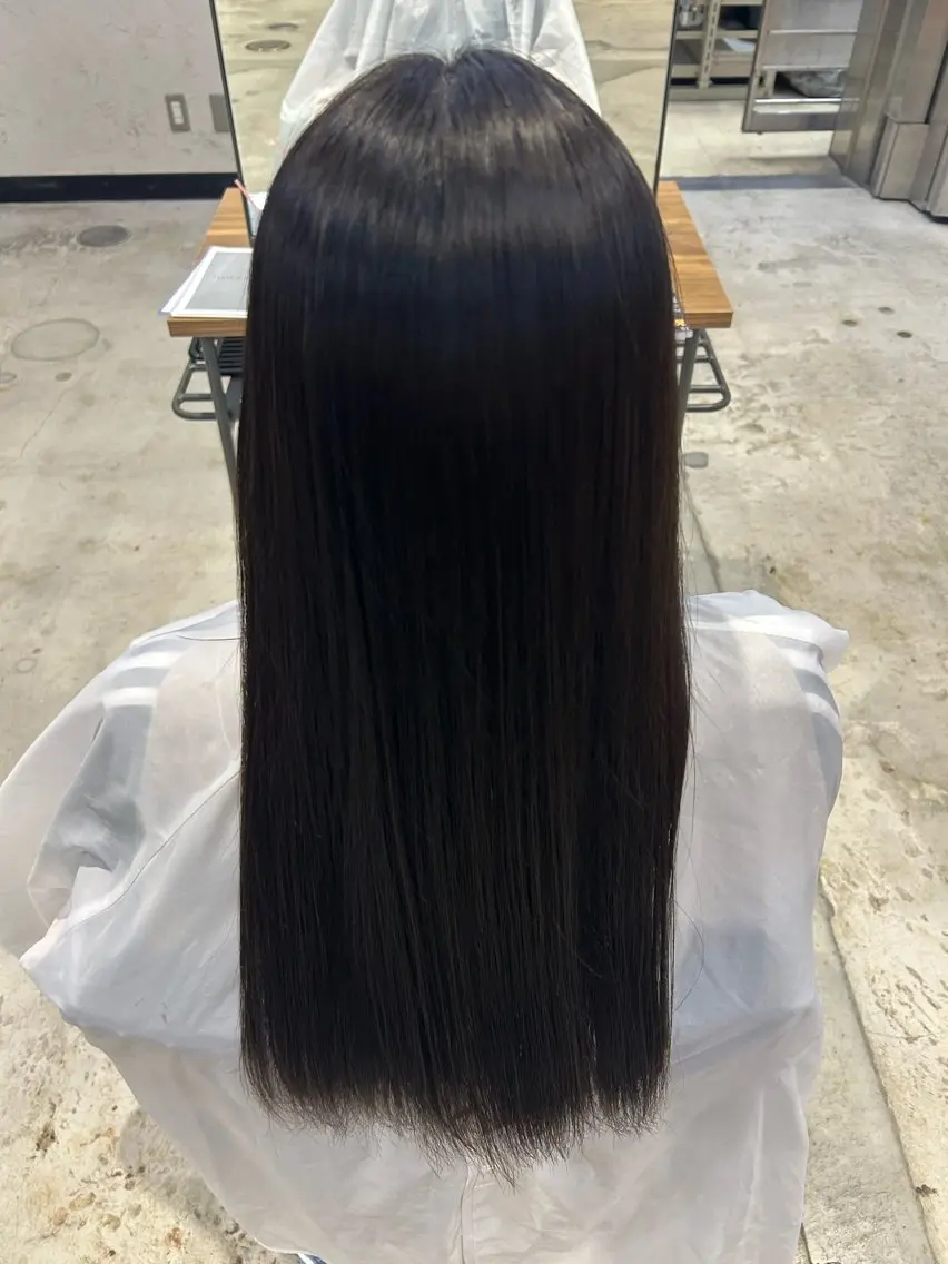 縮毛矯正の写真