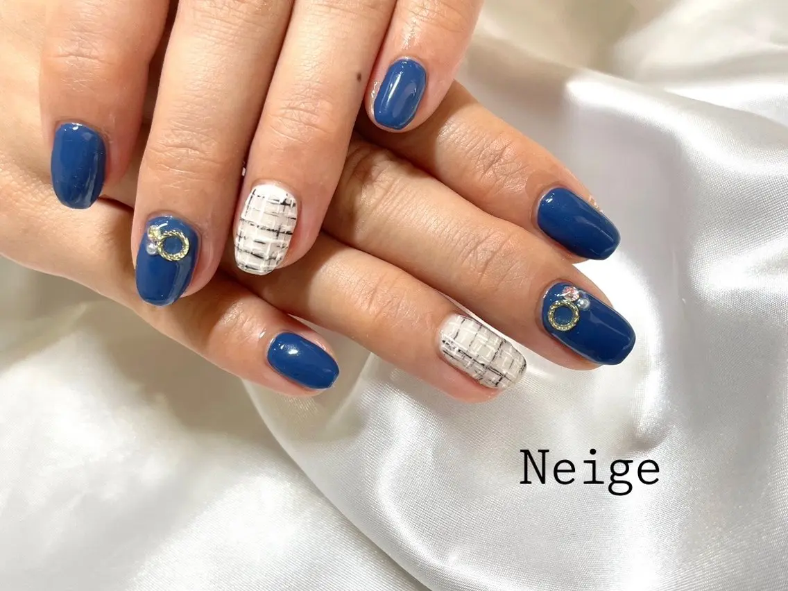 ネイル ハンドネイル Neige‪𓂃ai ＊梅津 / 松尾のネイルデザイン