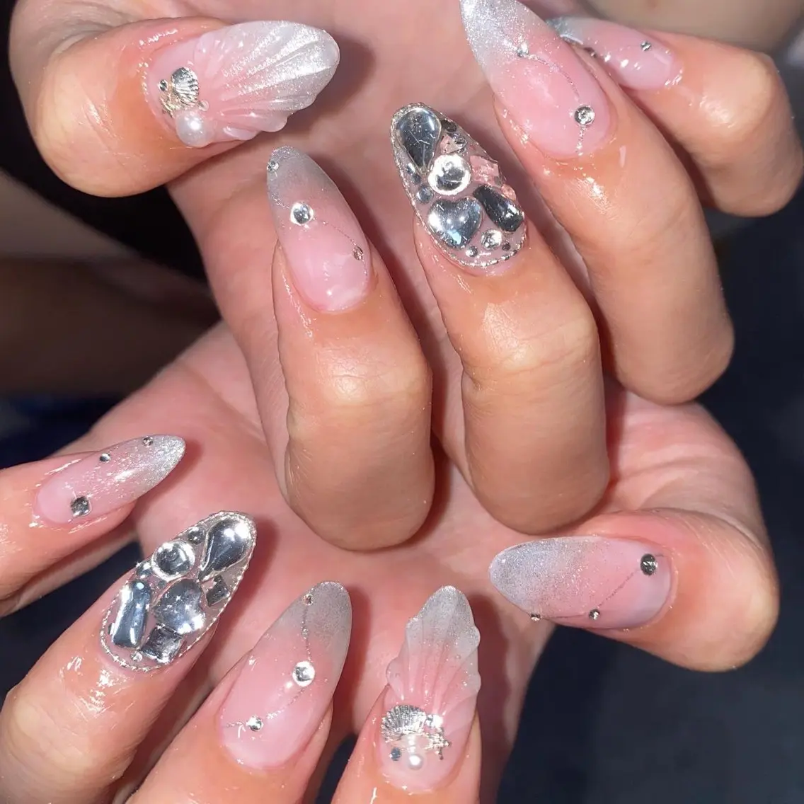 ネイル スカルプネイル I pinknail 韓国風·持ち込み専門のネイルデザイン