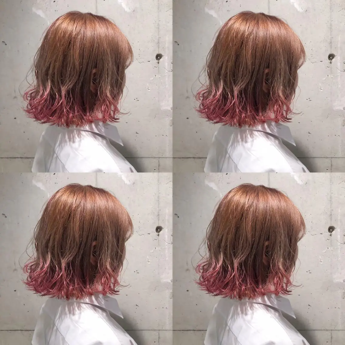 ミディアム カラー エフェクトブリーチ 🌟前澤啓太朗のヘアスタイル