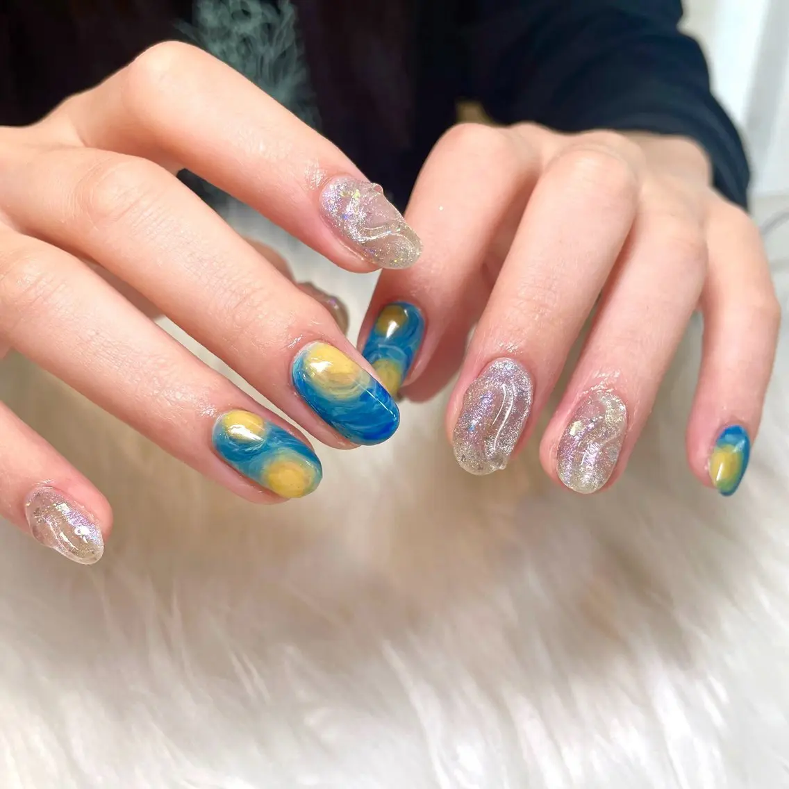 ネイル ハンドネイル 新井 ひなののネイルデザイン