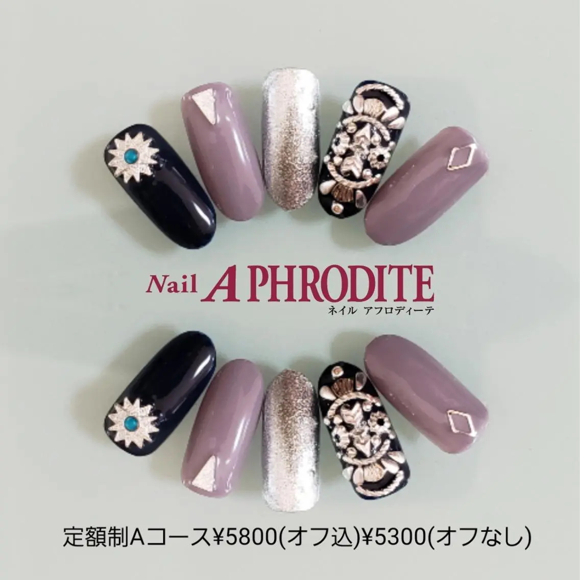ネイル 持ち込み ニュアンスネイル ハンドネイル Nail  Aphroditeのネイルデザイン