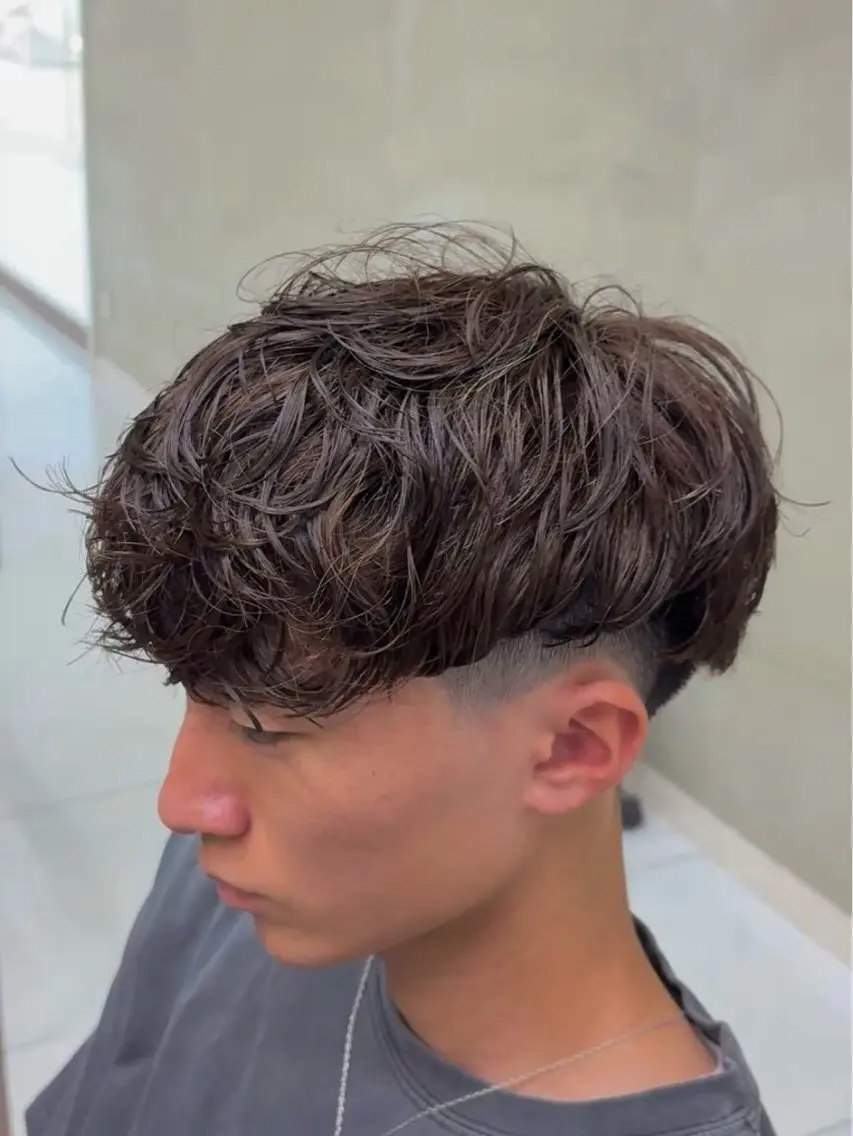 パーマ メンズ カット パーマ GRANDEUR ryuのヘアスタイル
