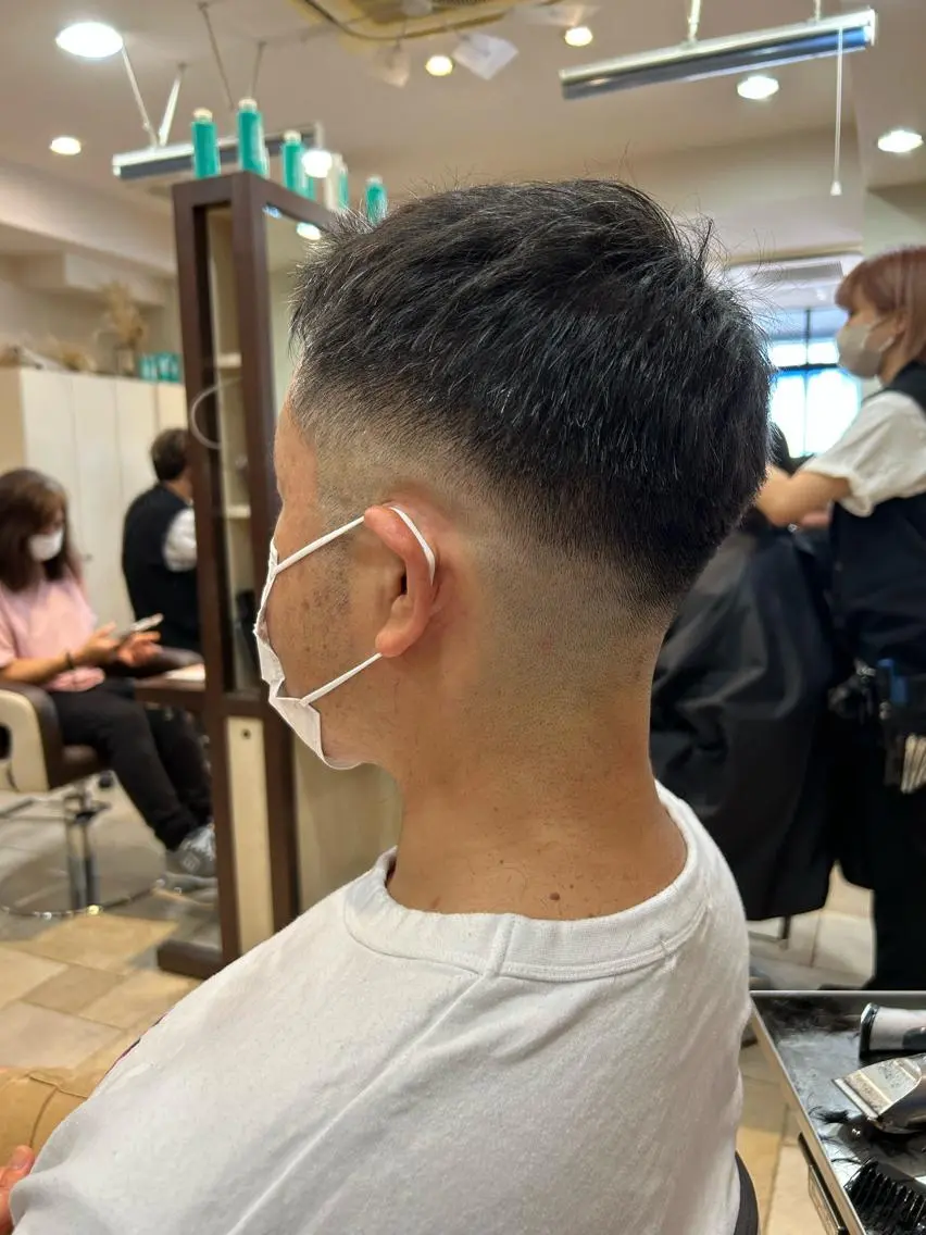 メンズカット＋シャンプーの写真