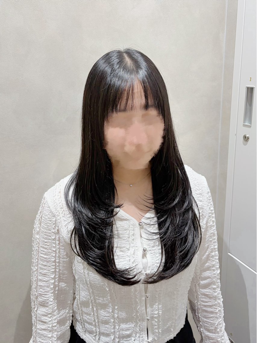 ロング レイヤーカット カット トリートメント 🧸透明感カラー/ haruka🧸のヘアスタイル