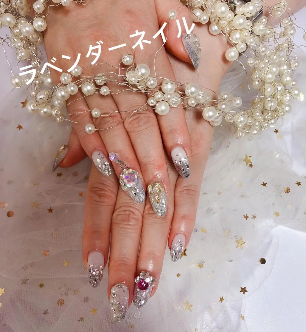 ネイル ラベンダー💖日暮里 ルル💖ネイルのネイルデザイン