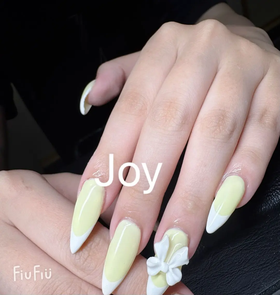 ネイル 長さ出し 持ち込み Nail Salon JOYのネイルデザイン