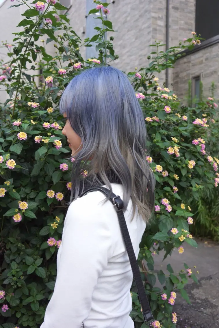 セミロング カラー ヘアカラー 愛心manami HOPEのヘアスタイル