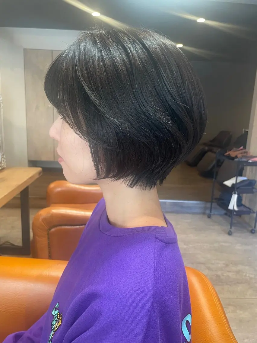 ショート ショートボブ ボブ ショートヘア カット HARE 川崎晴佳のヘアスタイル