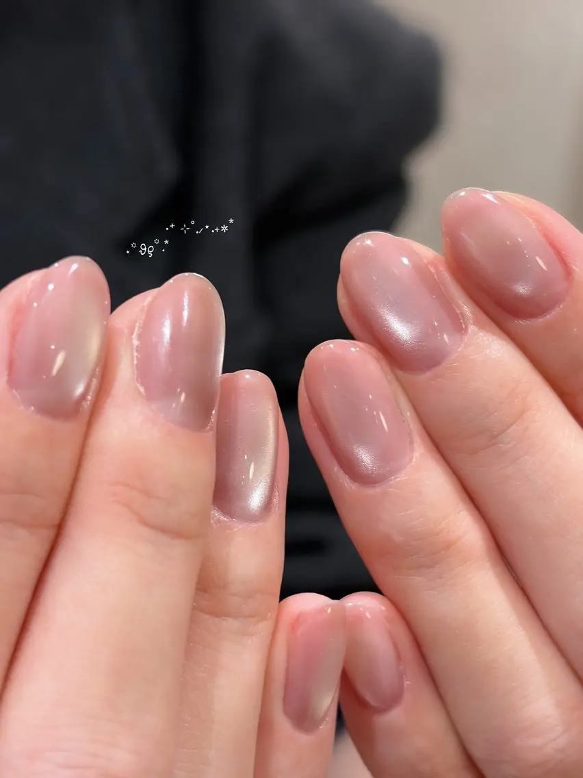 ネイル ブラウン フレンチネイル ガーリー シンプルネイル ワンホンネイル ハンドネイル フットネイル ailed'Ange 🍒miuのネイルデザイン