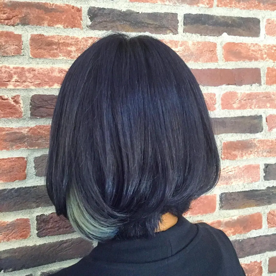 ショート ミディアム カラー アッシュ ネイビーカラー メンズ特化美容師 カラー専門ぺーターのヘアスタイル