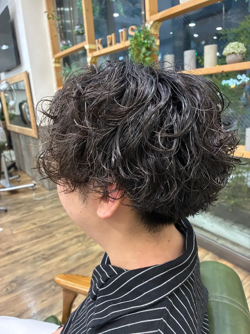パーマ メンズ 🐰K+Plus🐰 まゆ🐰のヘアスタイル