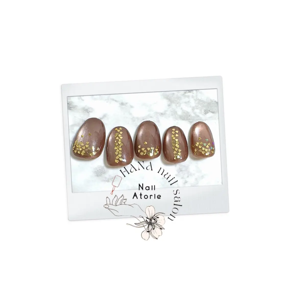ネイル マグネットネイル ハンドネイル HaNA 　nail salonのネイルデザイン