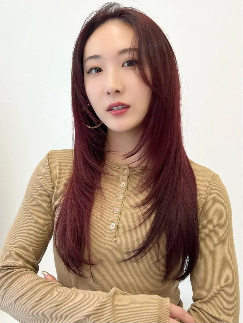 セミロング カラー カット トリートメント HARU//原宿🤍 リピート率NO.1のヘアスタイル