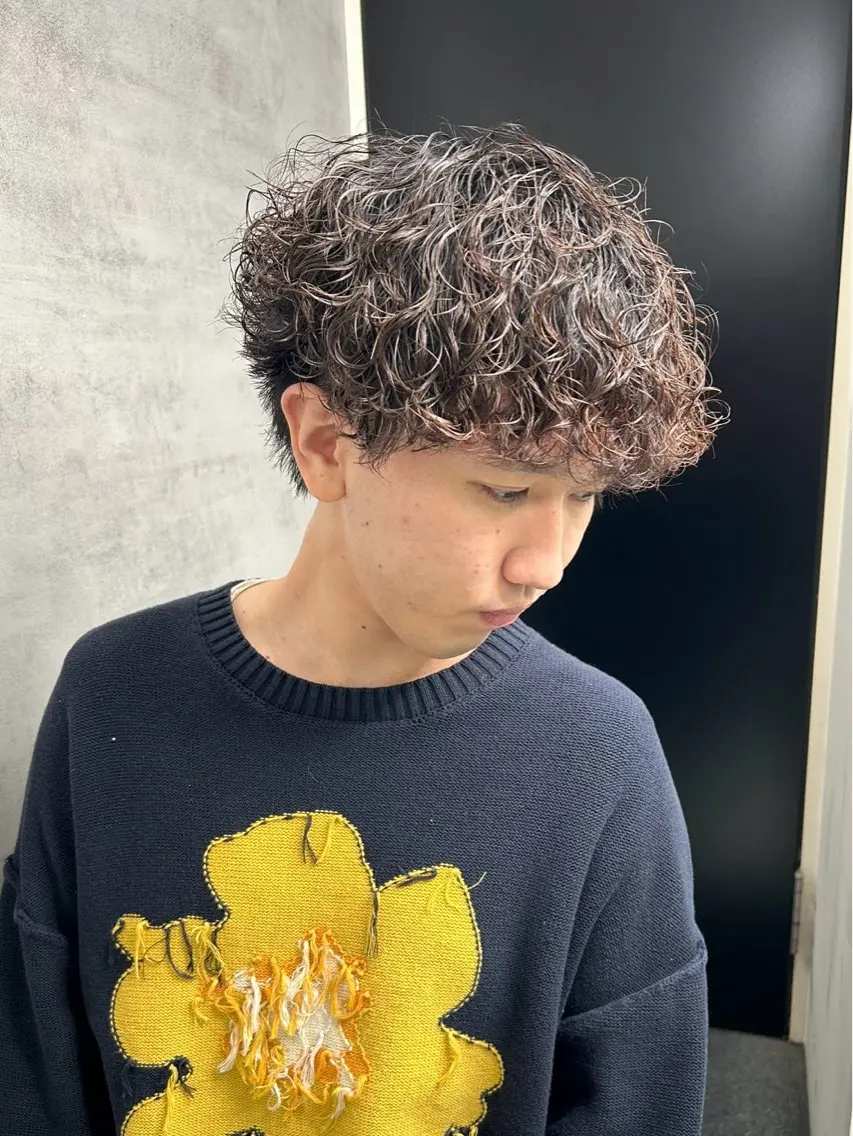 パーマ メンズ 静岡 / 毛流れ特化 /下居真大のヘアスタイル