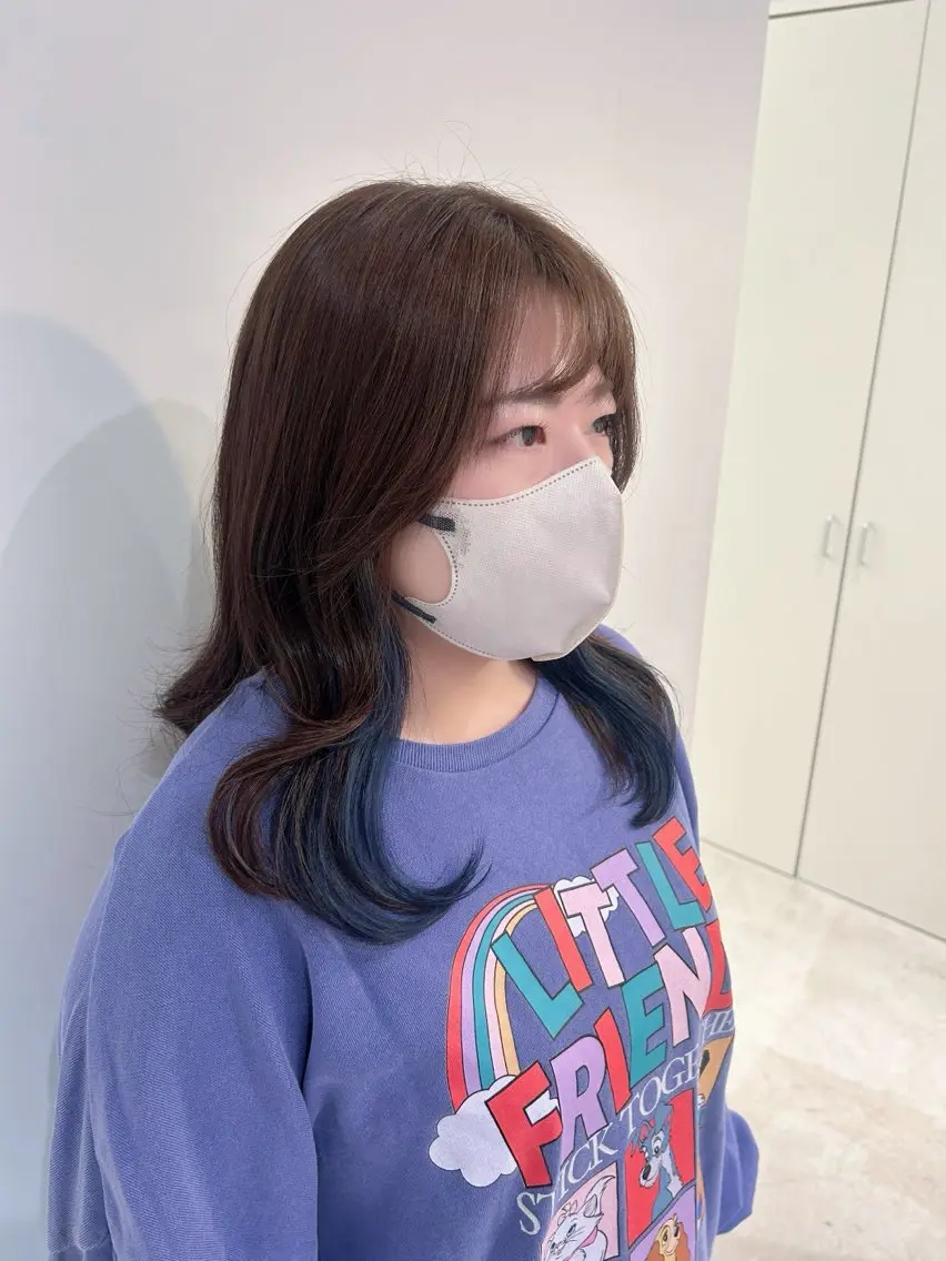 ミディアム 🧸 山形紗奈🧸のヘアスタイル