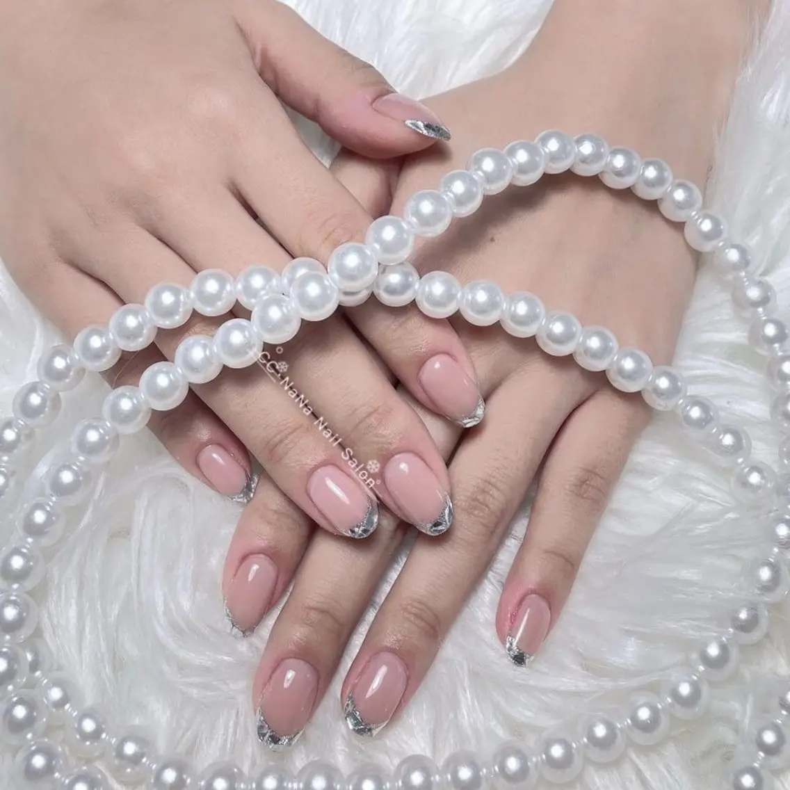 ネイル ハンドネイル 💎CC・NaNa 韓国風ネイル🌙Cのネイルデザイン