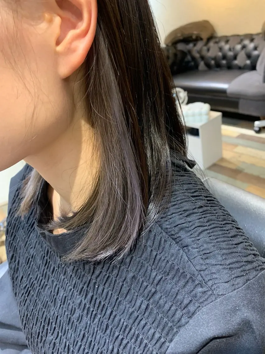 ミディアム ヘアカラー トリートメント 林 友美のヘアスタイル