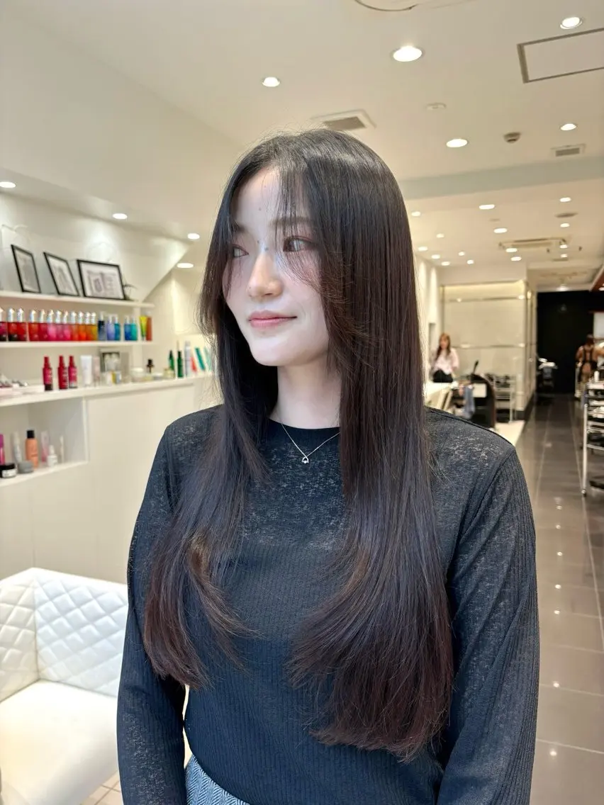 ロング レイヤーカット BiBi 武田 あやのヘアスタイル
