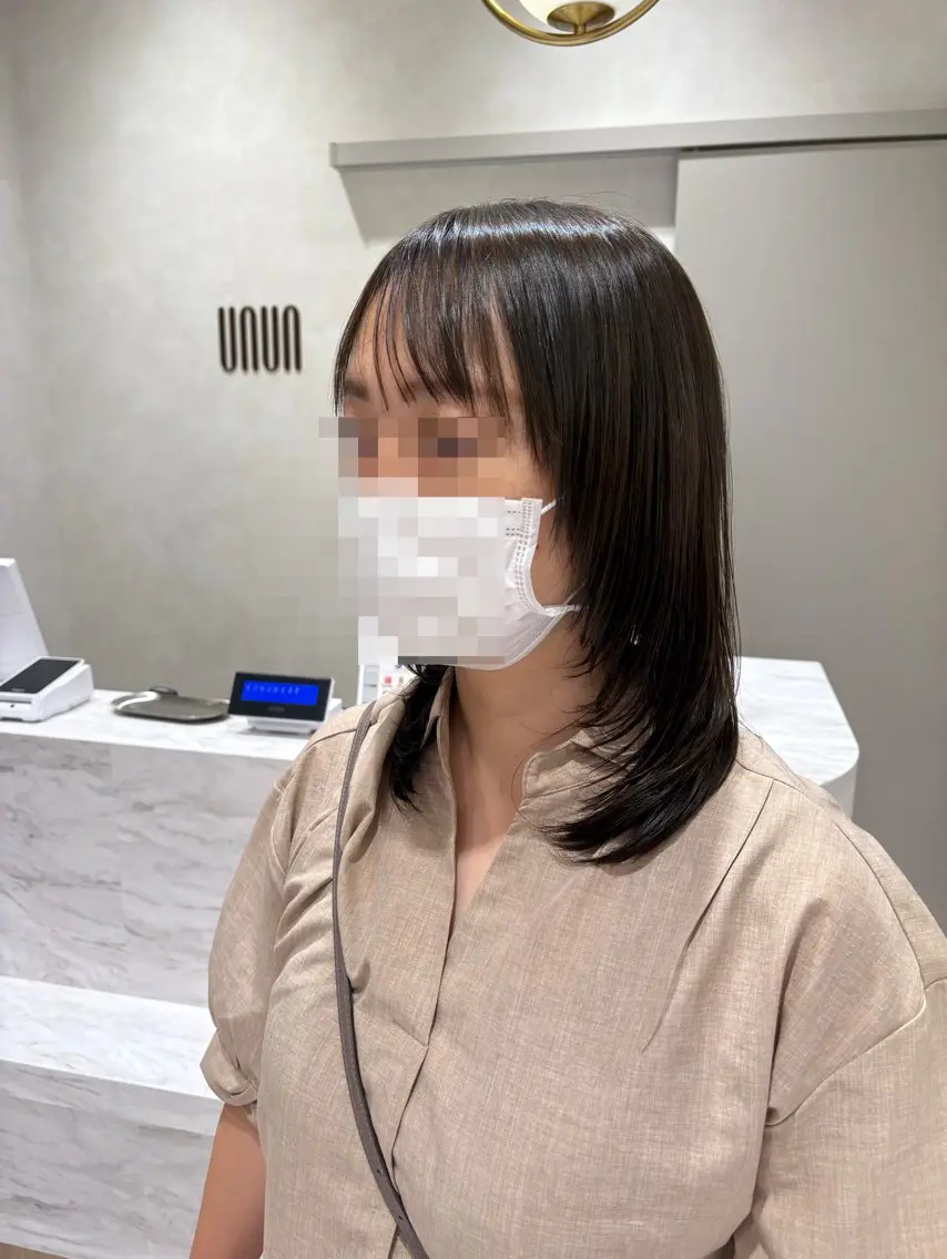 ミディアム カラー レイヤーカット カット ヘアカラー レディース募集中🎀 陸 愛夏のヘアスタイル