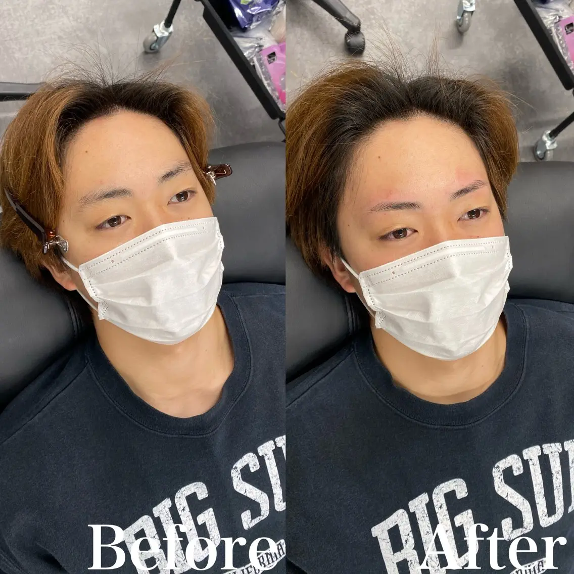 アイブロウ ワックス脱毛 眉カット メンズ眉毛専門柏 Re:gidSATUの眉毛・アイブロウイメージ