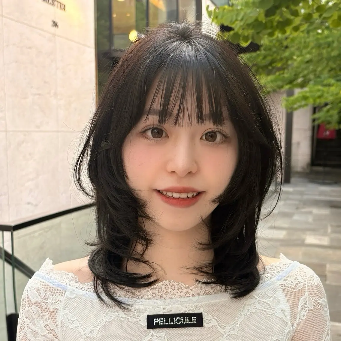 ミディアム カット Ami/レイヤー /柔らかカラー🌷のヘアスタイル