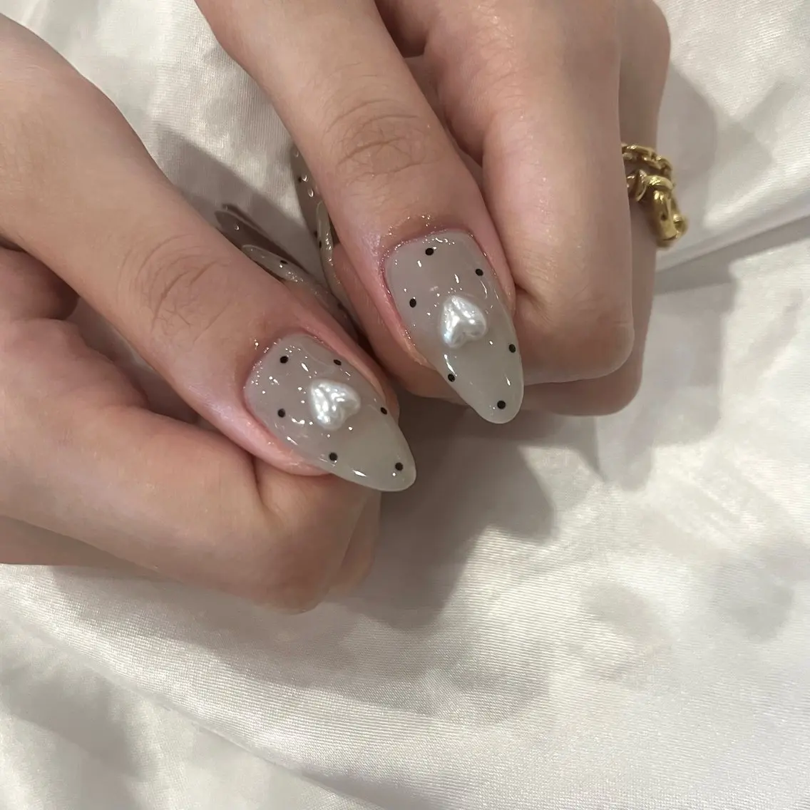 ネイル ハート ハンドネイル ♡Tajima Yumeka♡のネイルデザイン