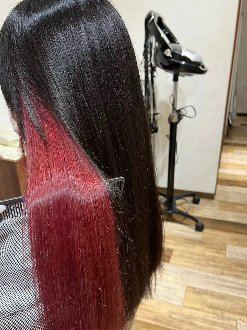 ロング ヘアカラー トリートメント Oishi🦮🐩 10月から産休のヘアスタイル