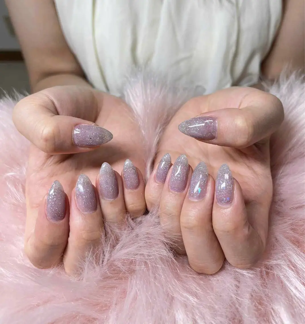 ネイル フレンチネイル ジェルネイル ガラスフレンチ ハロウィン ハート ハンドネイル H.baby Nail Salonのネイルデザイン