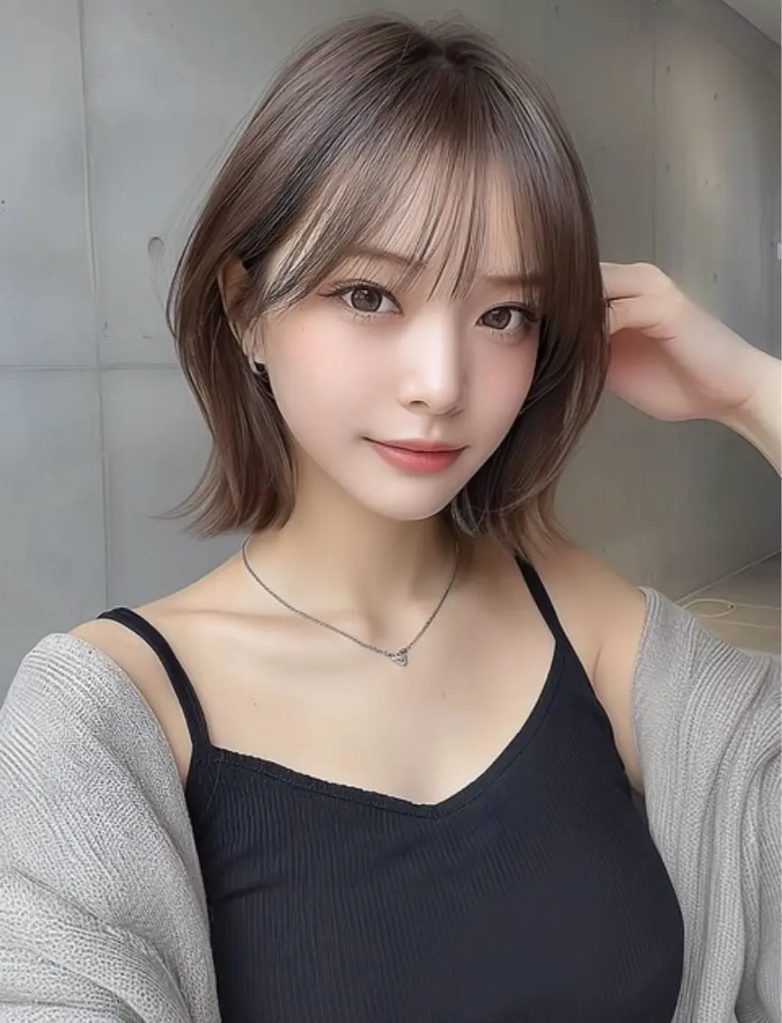 ショート ボブ/ ミディアムKOUGAのヘアスタイル