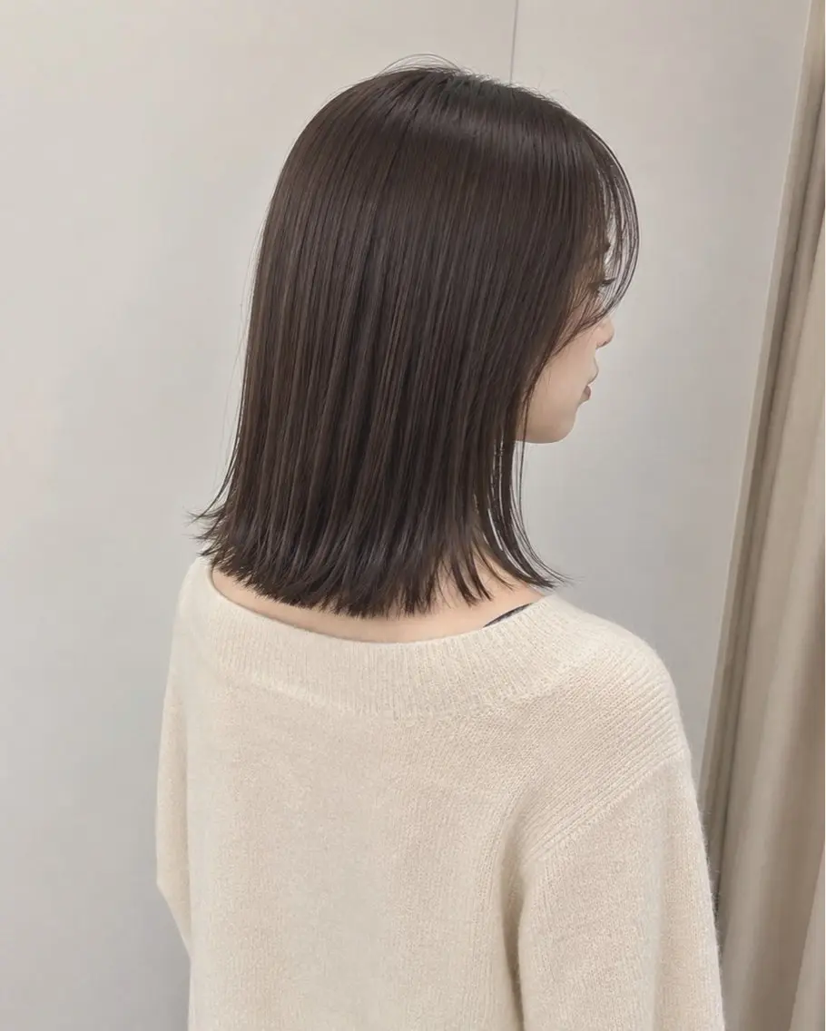 ミディアム 猪瀬 尚希のヘアスタイル