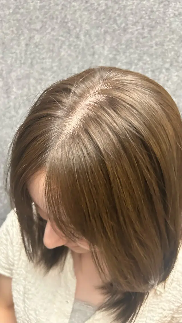 カラー 透明感カラー ダブルカラー ヘアカラー MIYUU心優/ ナチュラルヘアのヘアスタイル