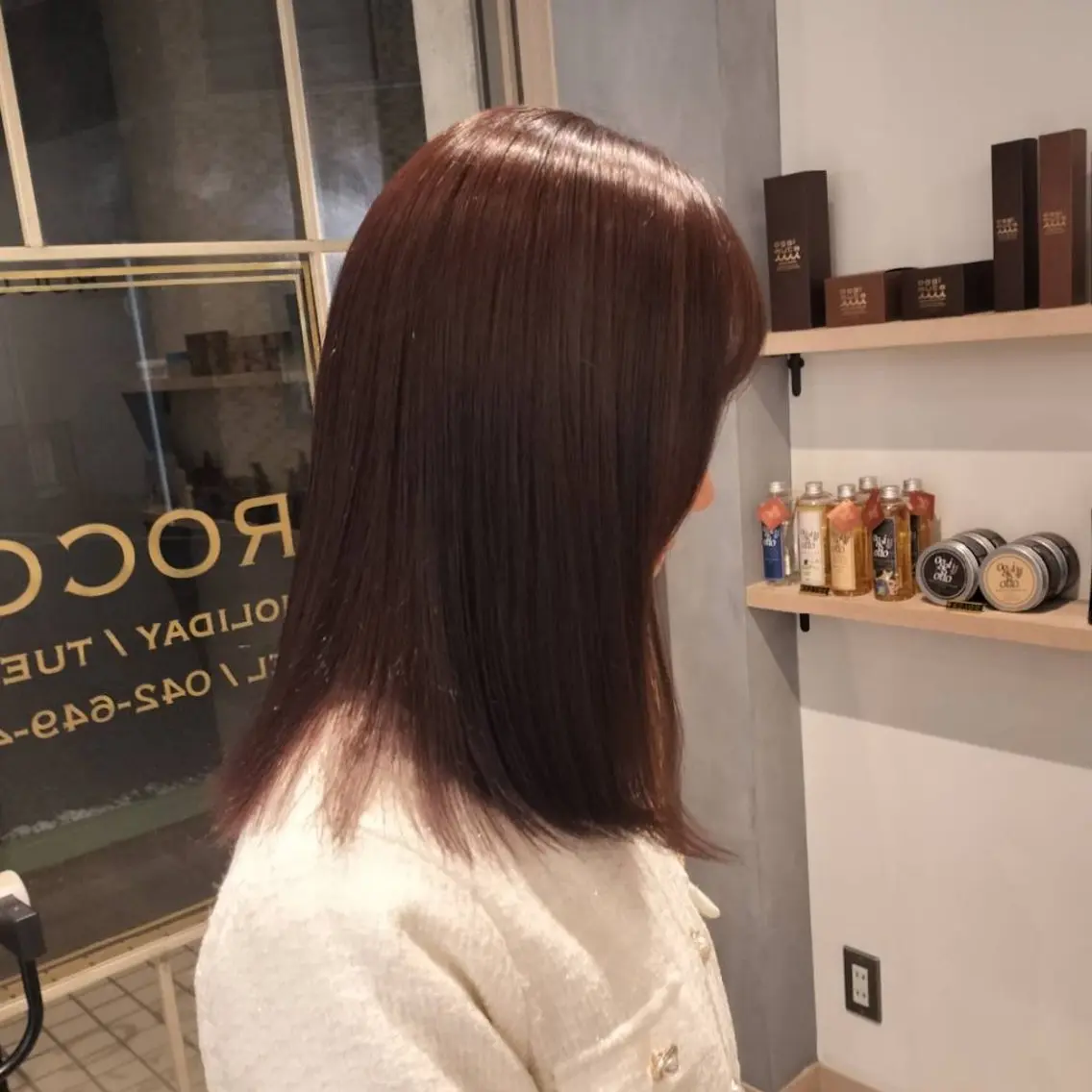 ミディアム カラー ヘアカラー HINAKO/ ROCCOのヘアスタイル
