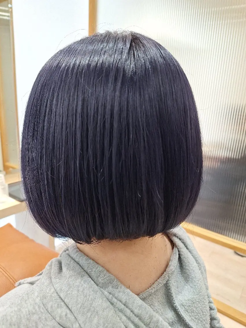ショート ボブ カット ヘアカラー トリートメント 山田 一貴のヘアスタイル
